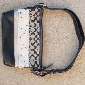 Coach Leather and Suede Purse